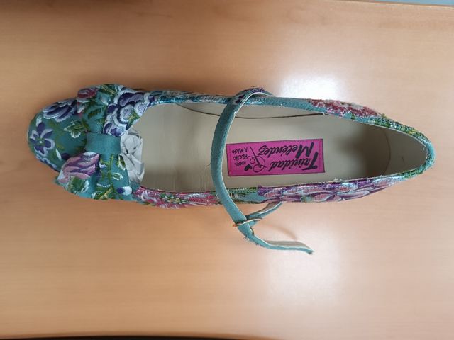 Zapato fallera Trinidad Meléndez