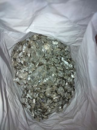 Lote de lágrimas accesorios de lampara antigua