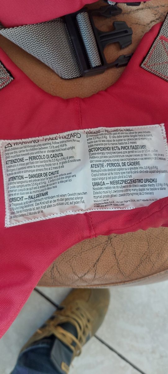 Marsupio frontale inglesina