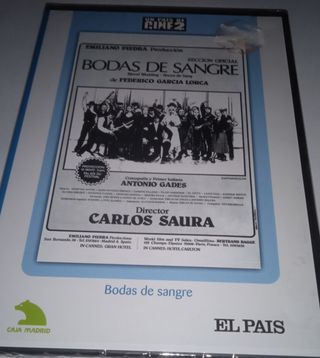 DVD/"Bodas de sangre"/1981