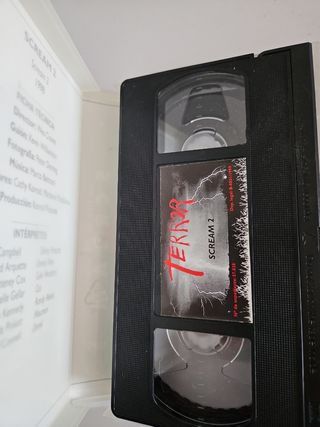 Cine de terror scream2 vhs