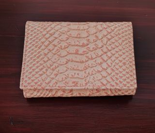 Portafoglio pelle coccodrillo