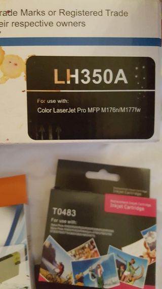 Lote de cartuchos de tintas para impresora nuevas