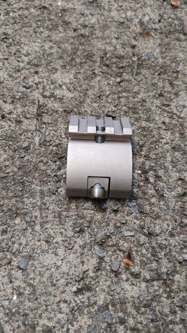 Montura angular RIS tan.