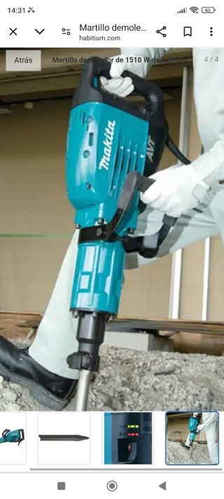 Pica pica makita martillo demolición
