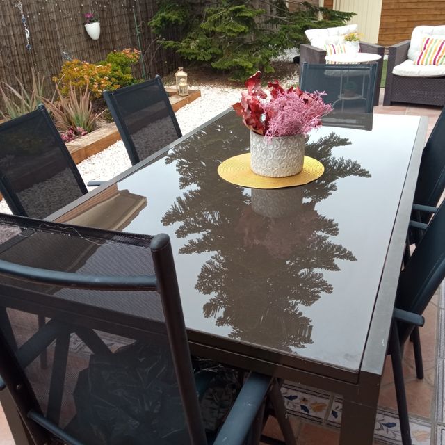 6 sillas ( 5 sillas+1 sillon reclinable)