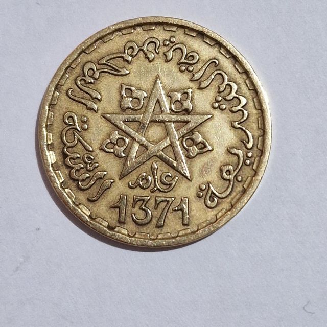 MONETA 20 FRANCHI MAROCCO 1371