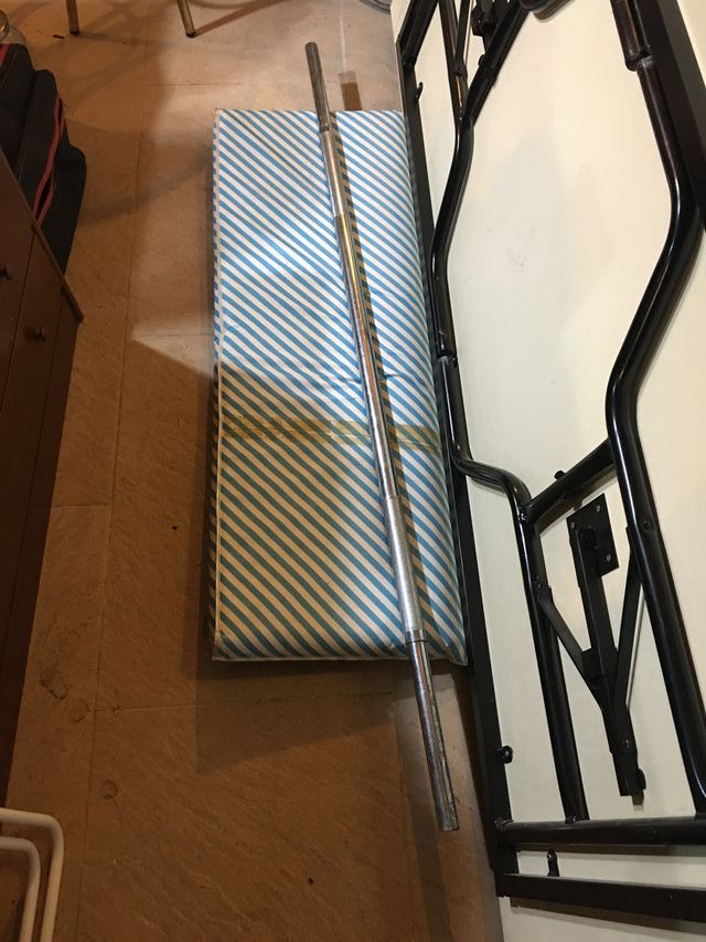 BARRA LARGA DE PESAS 155cm