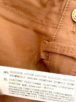 Pantalon encerado Zara premium