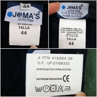 Pantalón de trabajo negro marca JOMA