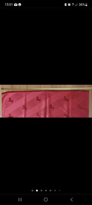 SCIARPA SETA FERRARI ORIGINALE