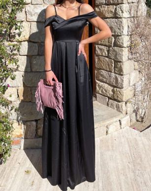 VESTIDO BARCO RASO NEGRO