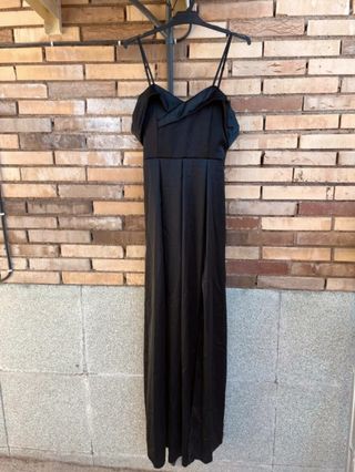 VESTIDO BARCO RASO NEGRO