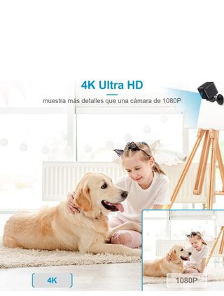 Camara Espia 4K HD Mini WiFi Oculta Cámara Espía
