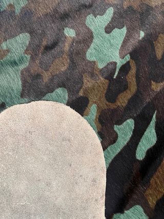 Alfombra de cuero de Zara home