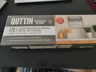 Portarrollos de Papel Cocina, Aluminio Papel Film