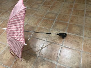 Sombrilla y funda de silleta