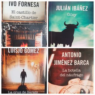 Colección de libros de novela negra