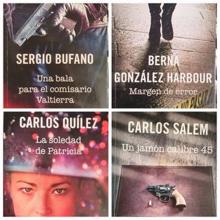 Colección de libros de novela negra