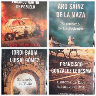 Colección de libros de novela negra