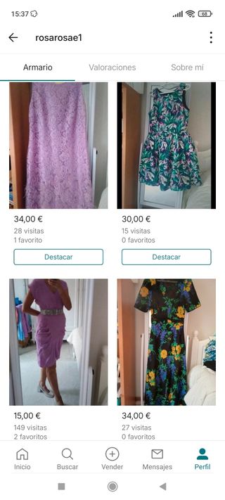 Lotes de ropa, 38 , 40