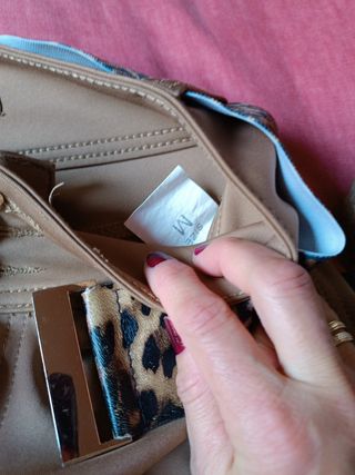 Pantalon  mujer marrón claro M