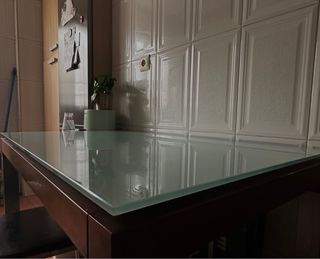 Mesa cristal extensible