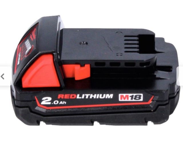 Batería Milwaukee M18B2 18V 2,0 Ah