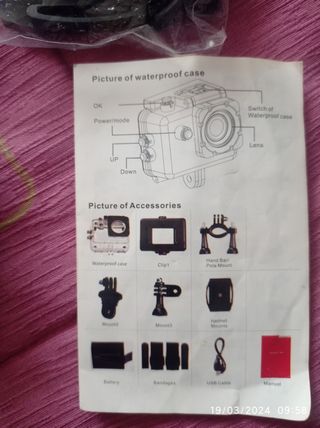 Camera deportiva. Negociable