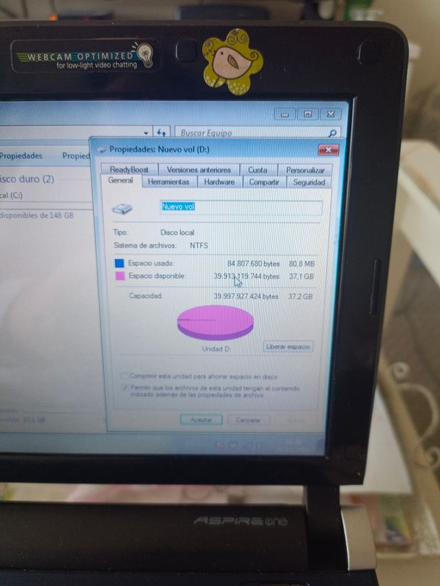 Disco duro externo de 1.8"