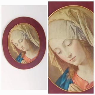Marco Ovalado Virgen Pared
