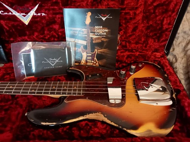 Fender jazzbass custom shop heavy relic