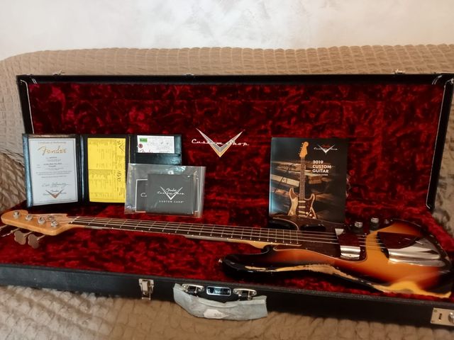 Fender jazzbass custom shop heavy relic