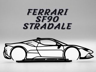 Maqueta Ferrari SF90 20cm