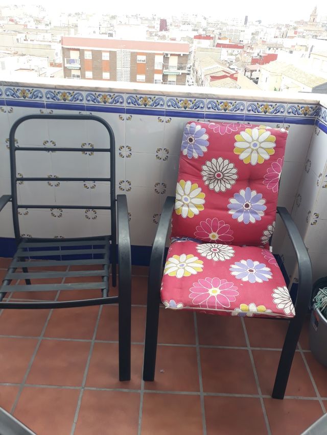 4 butacones grandes terraza