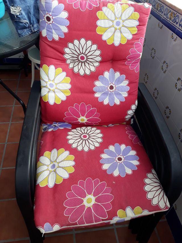 4 butacones grandes terraza