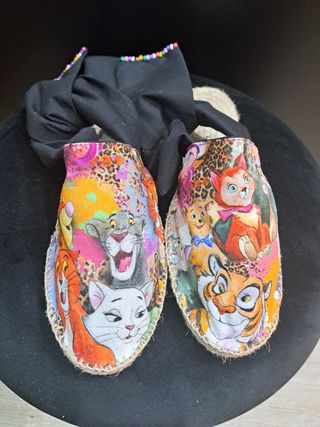 alpargatas felinos disney