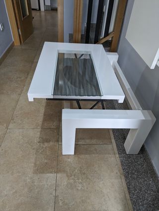 Mesa centro salón elevable