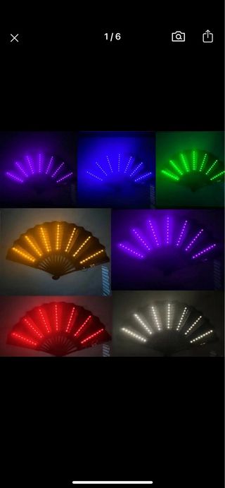 Abanixos XL neon