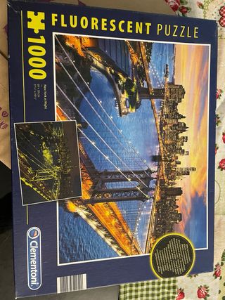 Puzzle 1000 piezas fluorescente completo