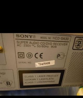 Reproductor multiformato dvd sony