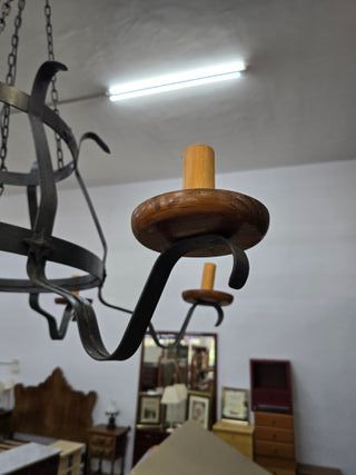 LAMPARA DE FORJA GRANDE