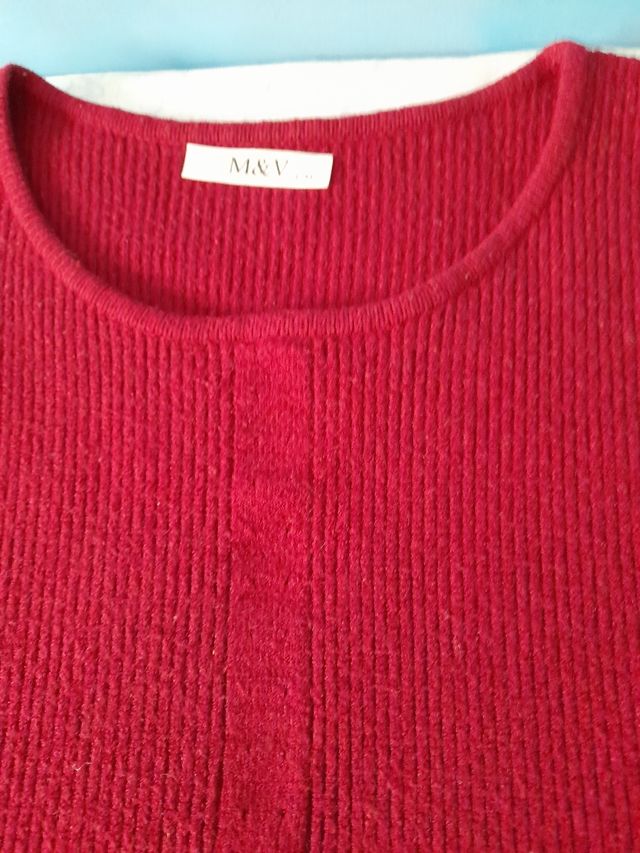 Tunica bordeaux in lana