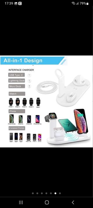 📱🔌CARGADOR INALAMBRICO 5 IN 1