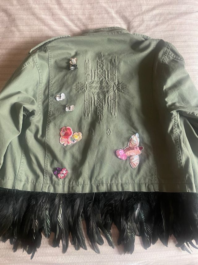 Chaqueta sahariana verde