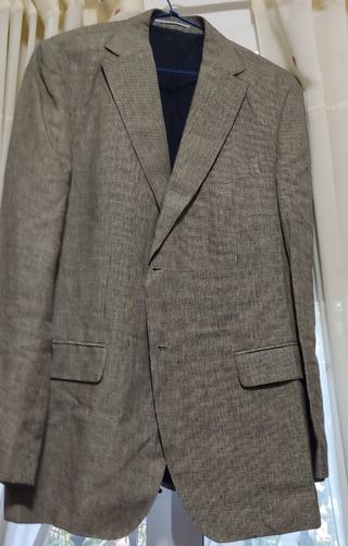 Chaqueta americana beige Máximo Dutti