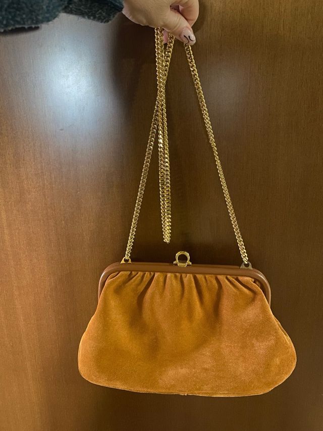 Borsetta scamosciata