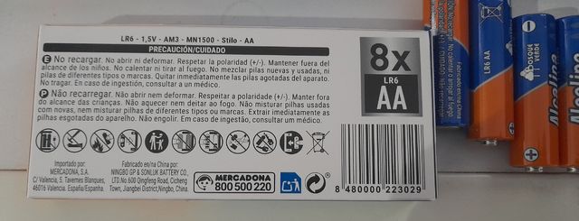 Lote de Pilas alcalinas