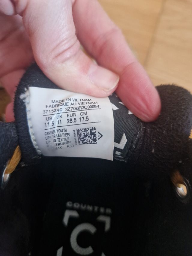 Converse mostaza talla 28,5