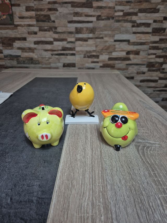 Pack 3 huchas con diseño